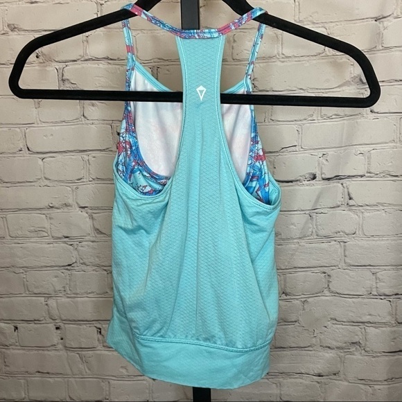 Ivivva By Lululemon Double Dutch Tank Top Blue - Picture 2 of 5
